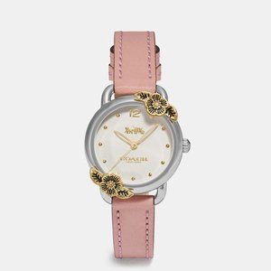 NWT Coach Tea Rose Blush Pink & Gold Watch